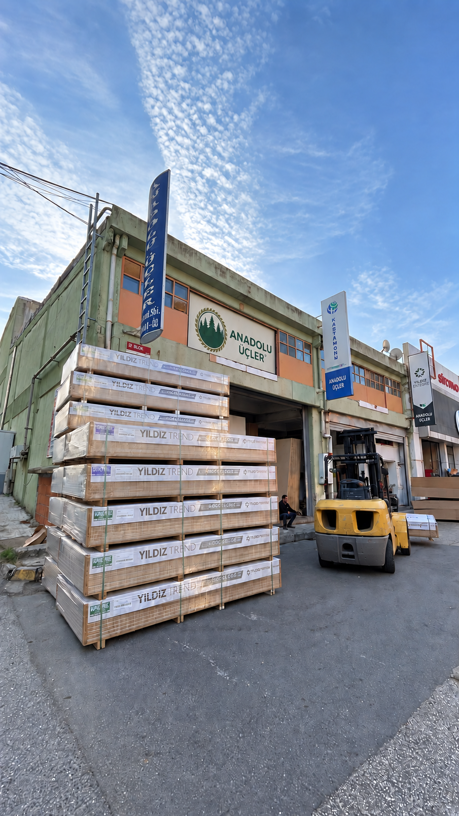 İşletme dış cephesi ve panel ürünleri