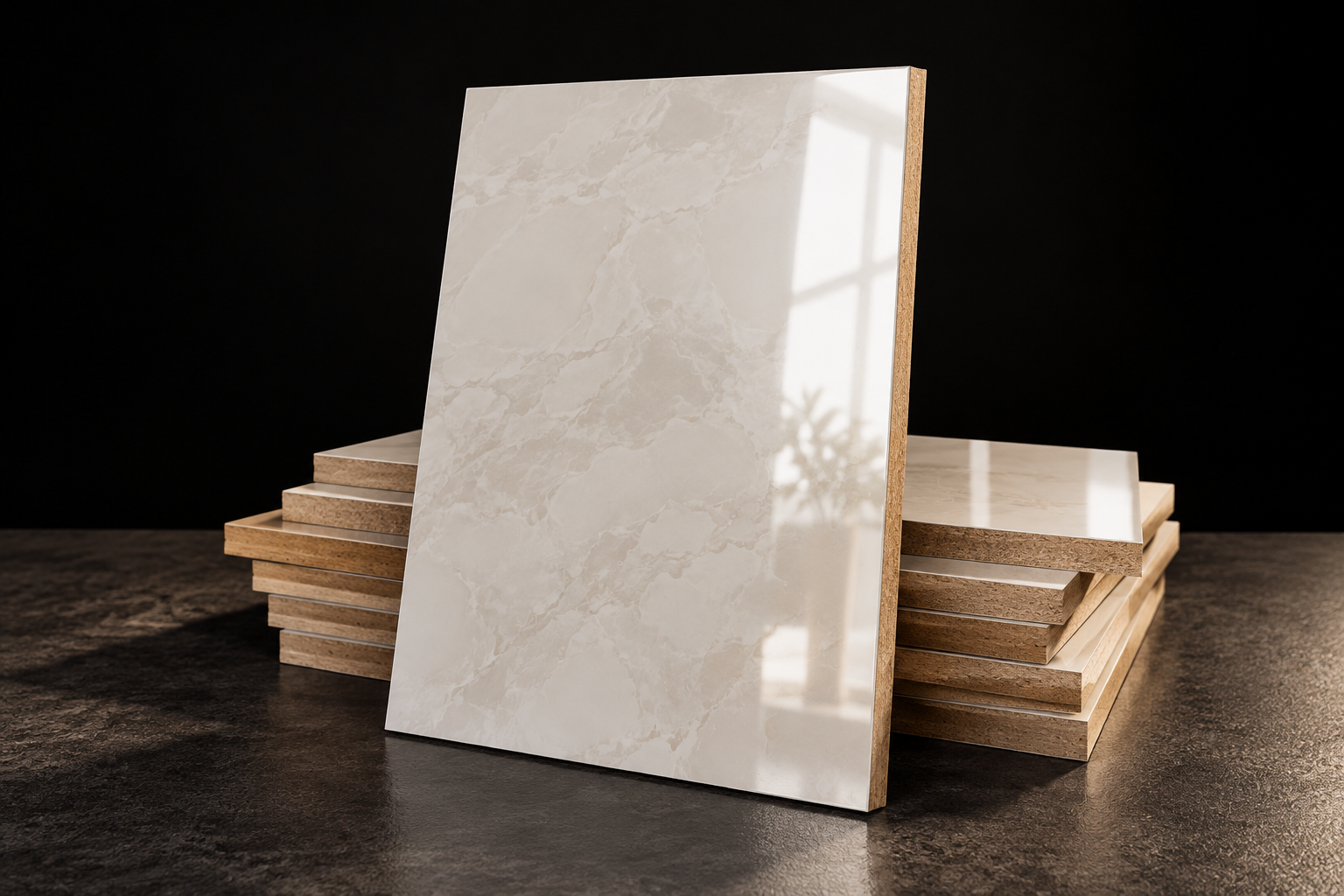 High Gloss levha ve yüzey yapısını gösteren temsili ürün görseli